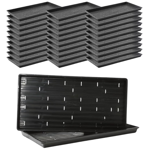 Bootstrap Farmer 10x20 black trays with holes